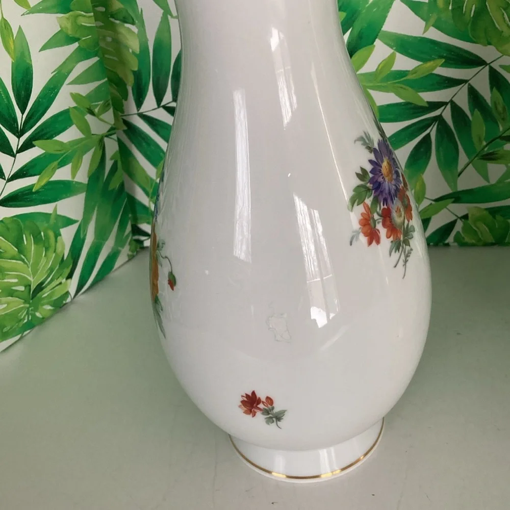Fuerstenberg  Mantle Vase Pair made in Germany